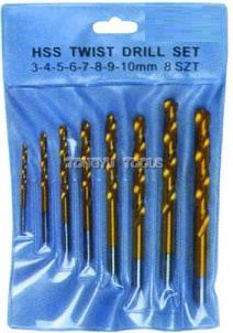 8PCS TWIST DRILL SET 