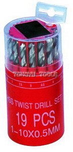 19PCS TWIST DRILL SET 