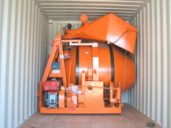 Diesle engine concrete mixer