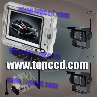 2.4G wireless 5inches Vehicle security monitor system(DC11~32V wide voltage) (www.topccd.com)