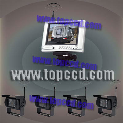 2.4G wireless 5inches truck rear view monitor system (DC11~32V wide voltage) (www.topccd.com)