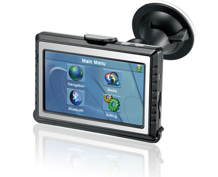 4.3-inch GPS navigation with bluetooth