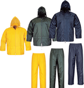 Polyester PVC Rainsuit