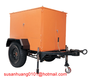 Mobile vacuum Transformer oil filtration plant