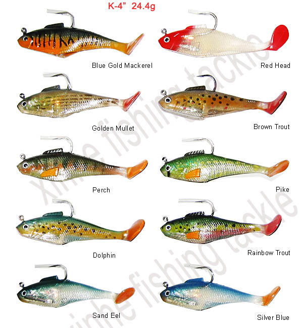 Higher-Quality Soft Plastic Fishing Lures-K Series