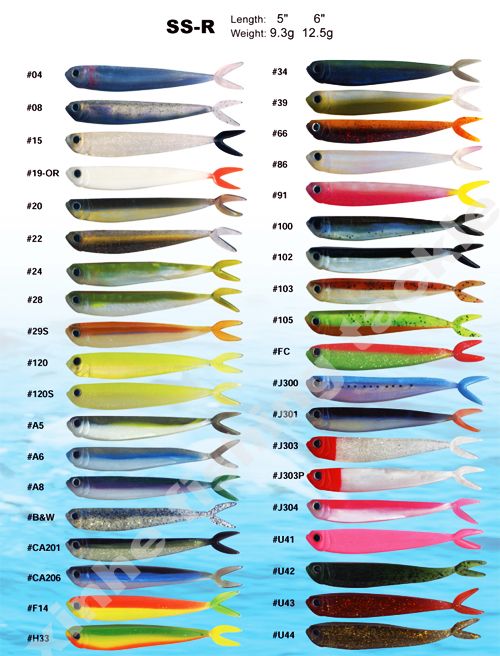 Higher-Quality Soft Plastic Fishing Lures-SS-R series