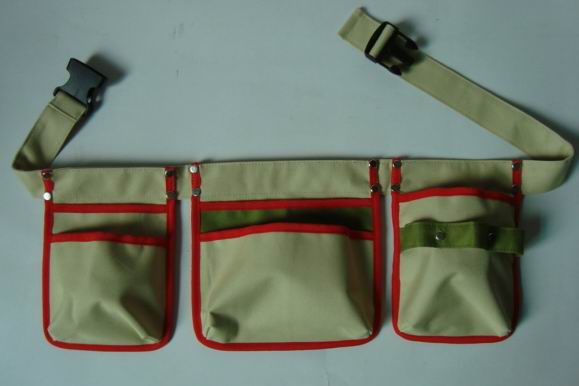 600D three pockets waist tool bag