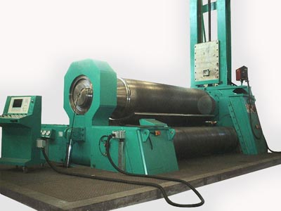 Plate bending rolls