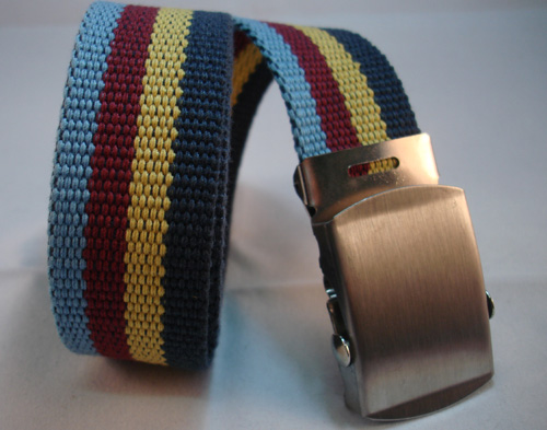 Canvas belt