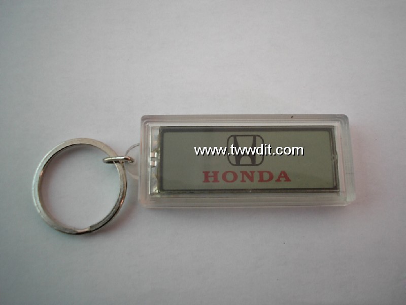 LCD flashing keychain