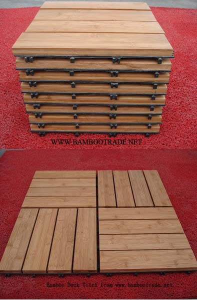 Bamboo deck tile-A/B