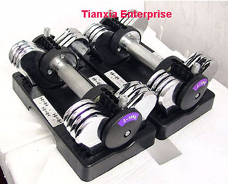 Chrome Dumbbell Set