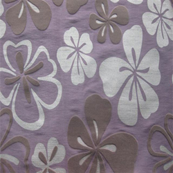 Print Flocked Fabric For Curtain