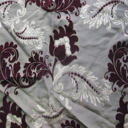 Flocked Drapery Fabrics