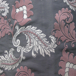 Flocked Drapery Fabric