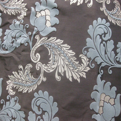 Flocked Drapery Fabric