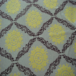 Drapery Flower Fabric Flocking