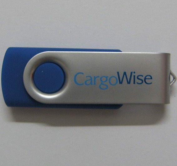 customized logo promotional swivel usb flash drive