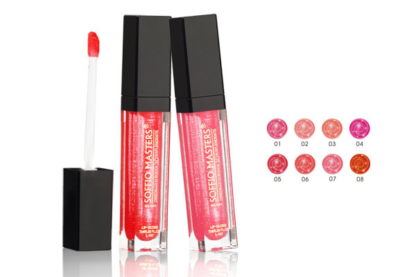 soffio masters 3D diamond shimmer lip gloss 