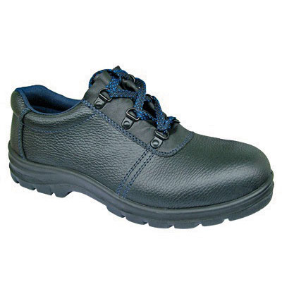 Black Leather Safety Shoe