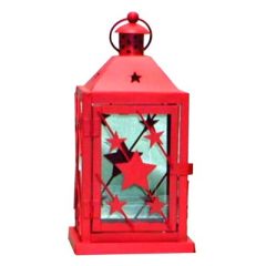 Barn Star Metal Lantern