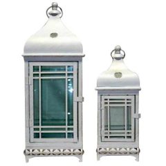 Cream French Style Metal Lantern