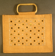 Jute shopping bags and wine bags