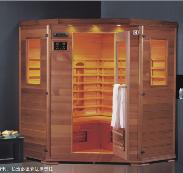 3 persons corner sauna