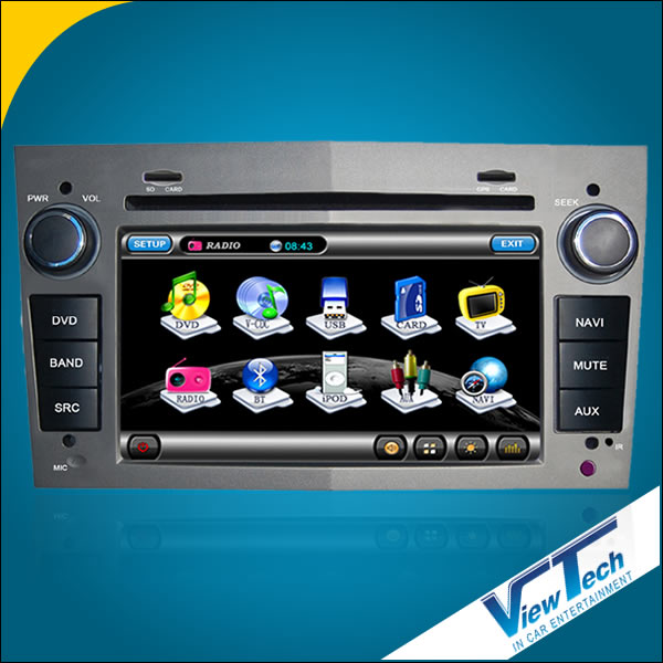 Special 7inch Double DIN car dvd for Opel