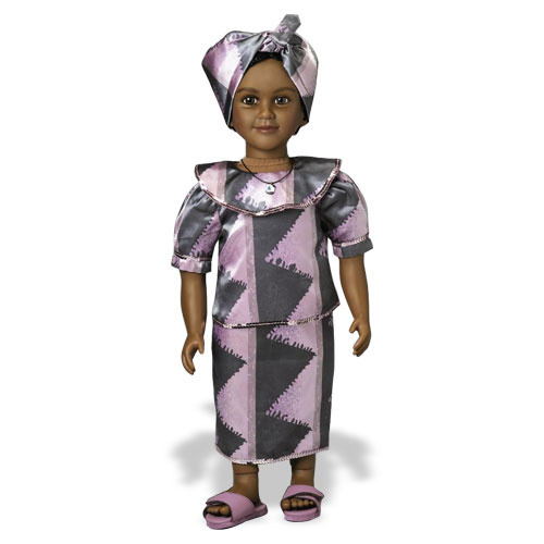 traditional vinyl dolls african