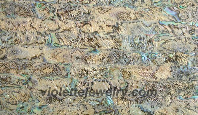 paua shell laminate heart part shell sheet