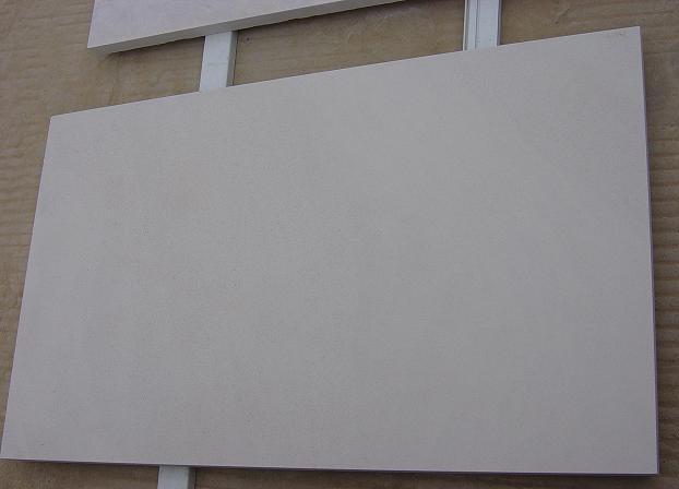 white sandstone tiles