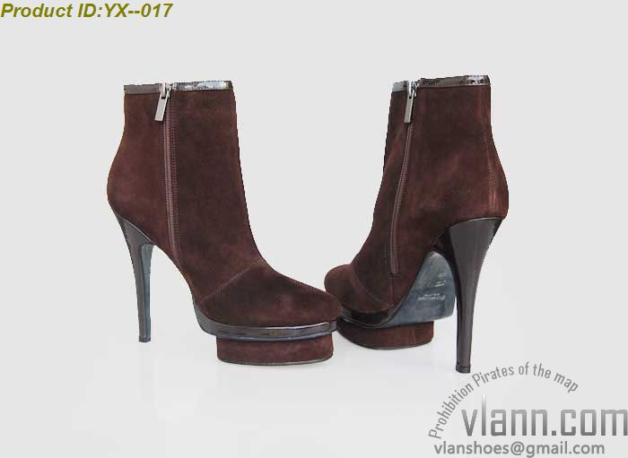 Yves Saint Laurent brown bootie YX--017