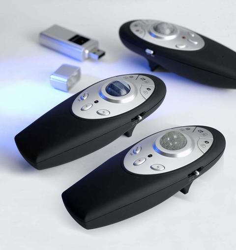 wireless presenter with trackball mouse