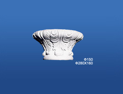 Decorative Gypsum Column Capital