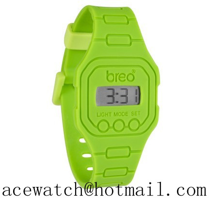 silicone thin watch