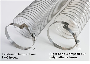 Ducting Hose Brige clamps