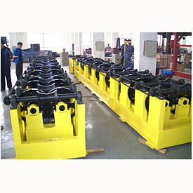 Elevated Support Roller Bed For Pipe Fabrication Line