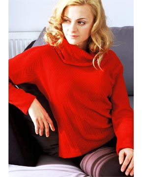 ladies' 100% cashmere knitted sweater