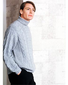 Men's 100% cashmere knitted sweater