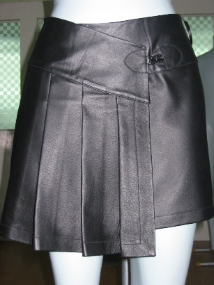 Leather skirt