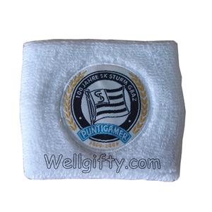 White Patch Wristband