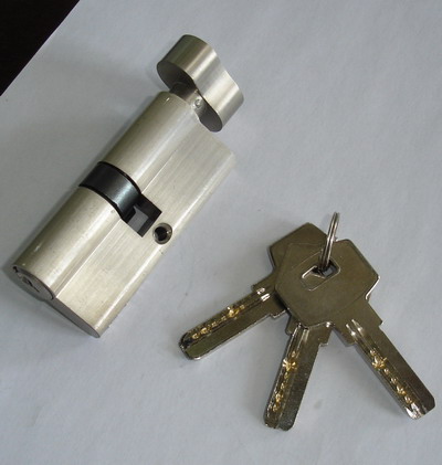 computer key cylinder, brass cylinder