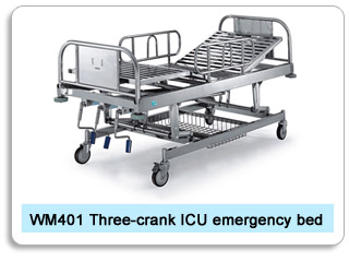 WM401 Three-crank ICU emergency bed