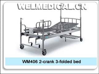 WM406 2-crank 3-folded Bed