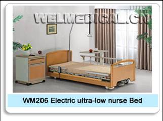 WM206 Electronic ultra-low nurse bed