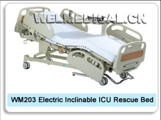 WM203 Electric Inclinable ICU Rescue Bed