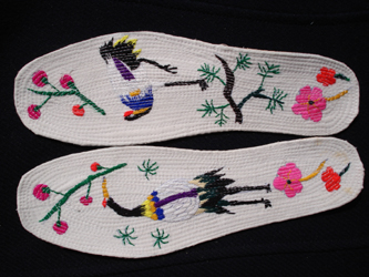 Embroidery insole