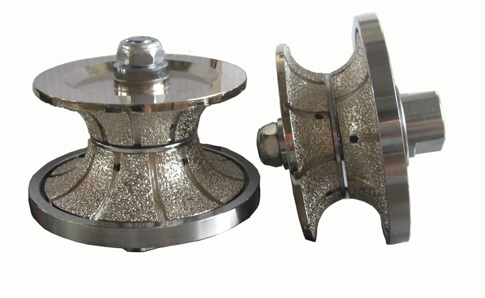 vacuum brazed profile wheels- V shape , 