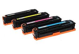 Compatible hp color toner cartridges CB540A/CB541A/CB542A/CB543A Compatible hp color toner cartridges CB540A/CB541A/CB542A/CB543A